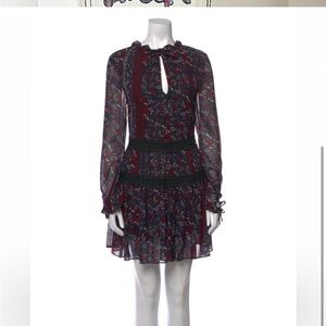 N/Nicholas Floral Print Mini Dress